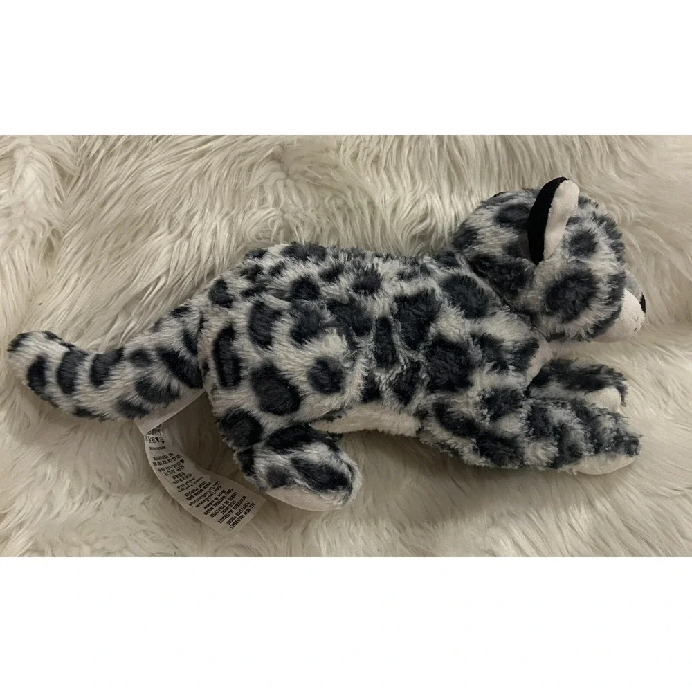 Disney Snow Leopard Plush Stuffed Animal Black‎ Gray White Sitting 14